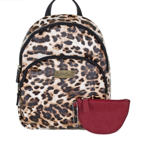 MultiSac Bags Nwt Multisac Cheetah Print Mini Backpack Poshmark